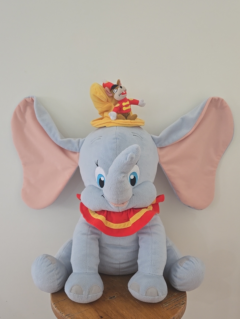 Disney Fisher Price Vintage 2001 Jumbo Dumbo Elephant Large Plush